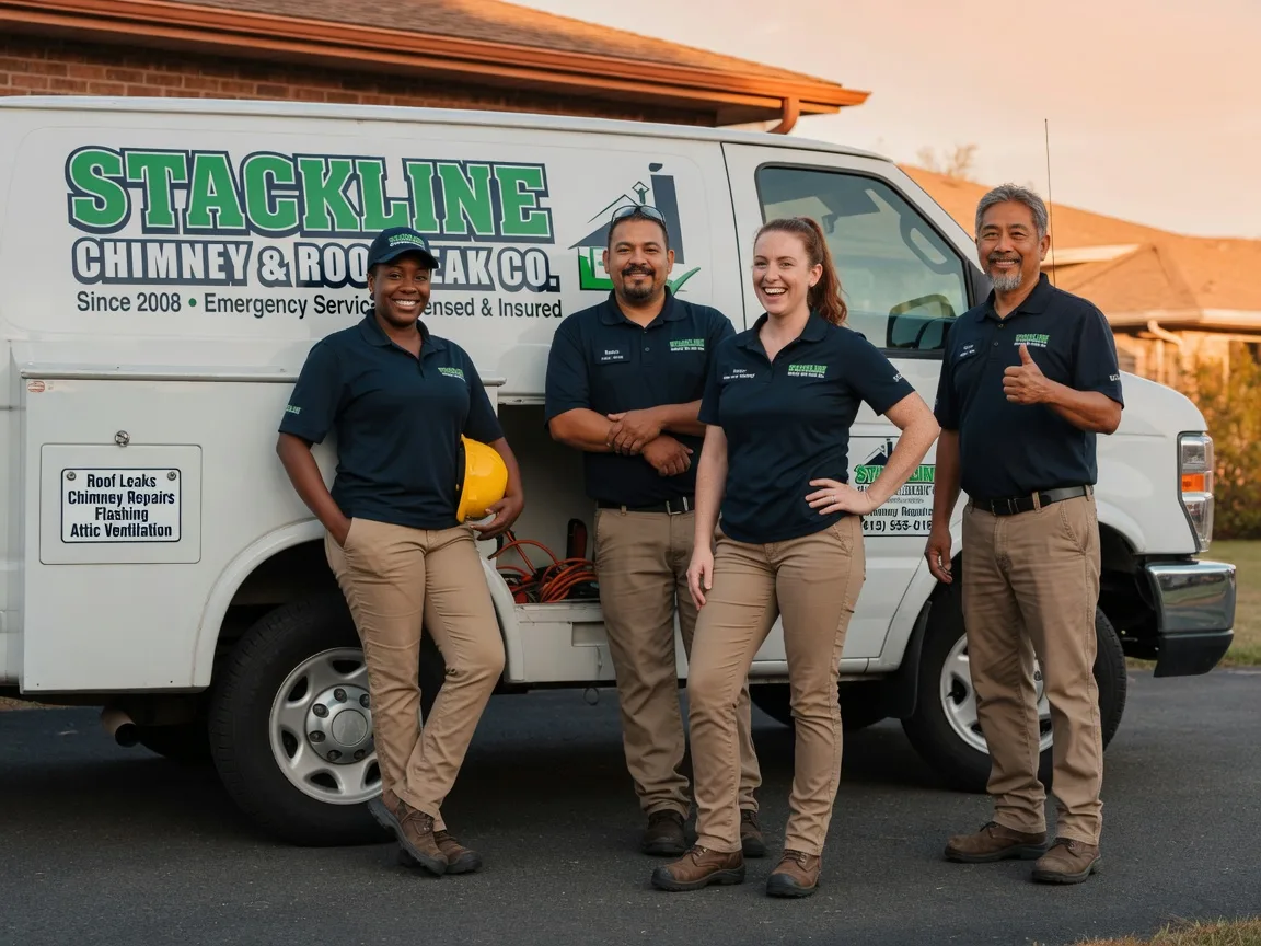 Chimney flashing repair company in Lebanon, SD